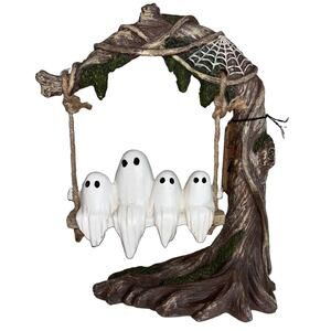 Sweet Street Spooky Ghosts On A Swing Ghost Family on Swing New Viral TikTok